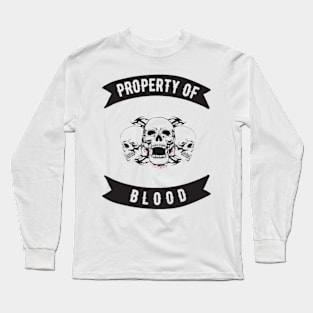 Blood Property Patch Long Sleeve T-Shirt